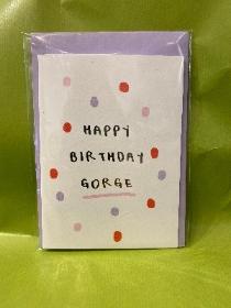 Happy birthday gorge